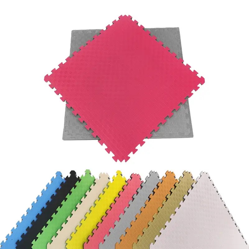 Tatami Etileno Acetato de Vinílo de Alta Densidad Tatami Rojo Gris  |1x1| 40mm